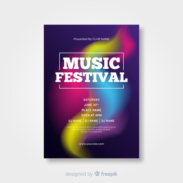 Manifesto del festival di musica astratta