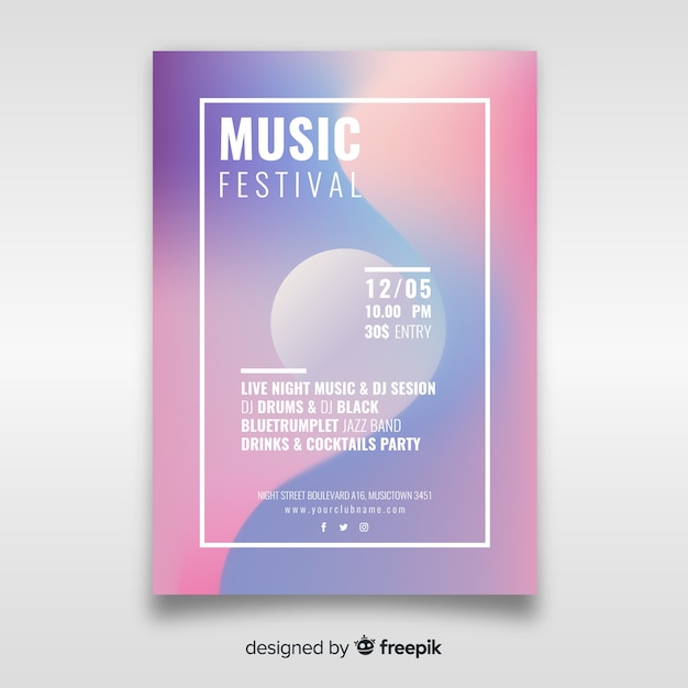 Manifesto del festival musicale