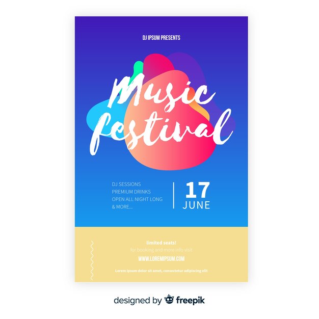 Manifesto del festival musicale