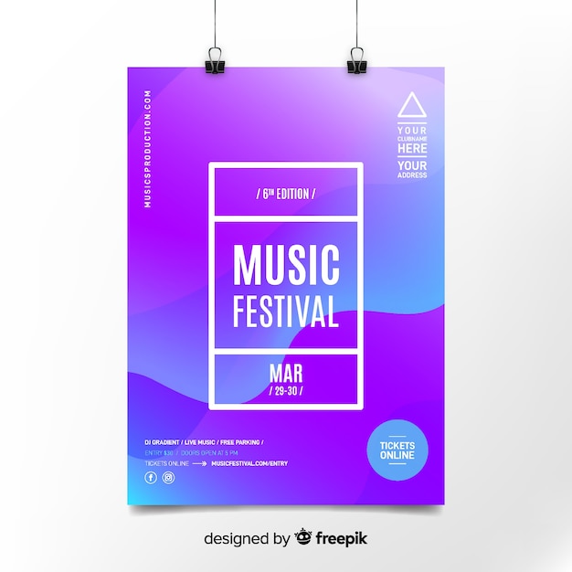 Manifesto del festival musicale