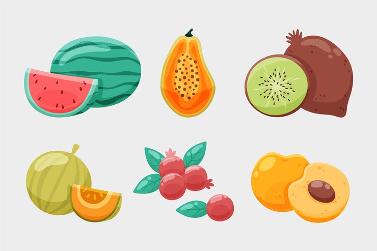 Vettore gratuito mano raccolta di frutta disegnato