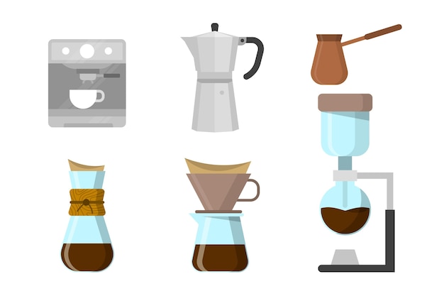 Metodi di preparazione del caffè illustrati