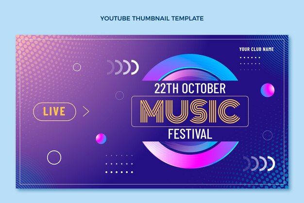 Miniatura di YouTube del festival musicale dei mezzitoni sfumati