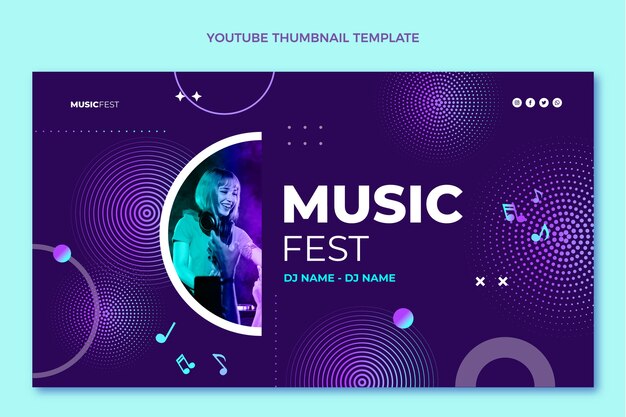 Miniatura di YouTube del festival musicale dei mezzitoni sfumati