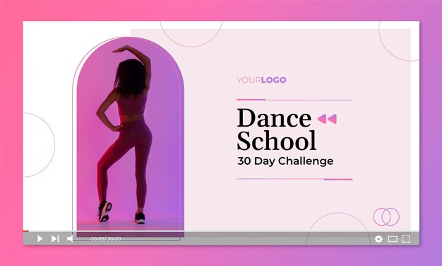 Miniatura di youtube della scuola di danza sfumata