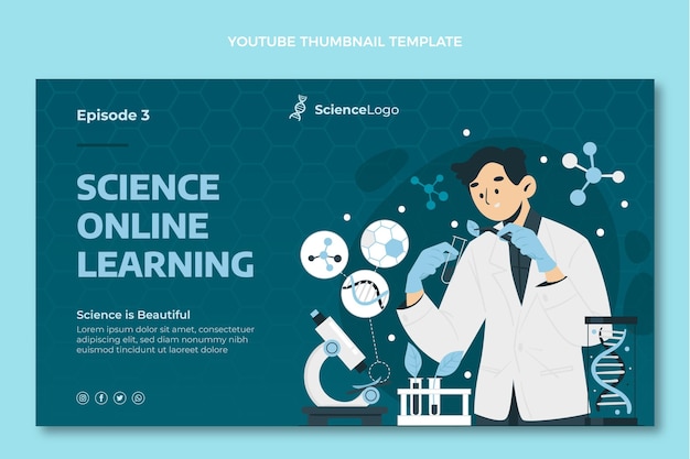 Miniatura di YouTube di scienza piatta