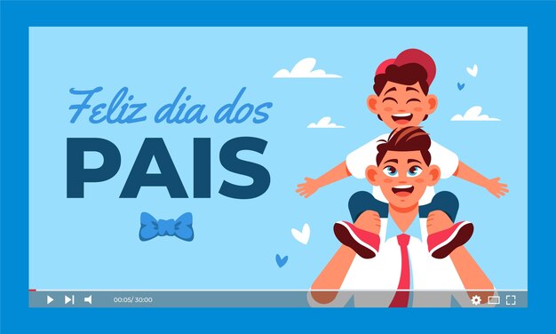 Miniatura di youtube dia dos pais piatta