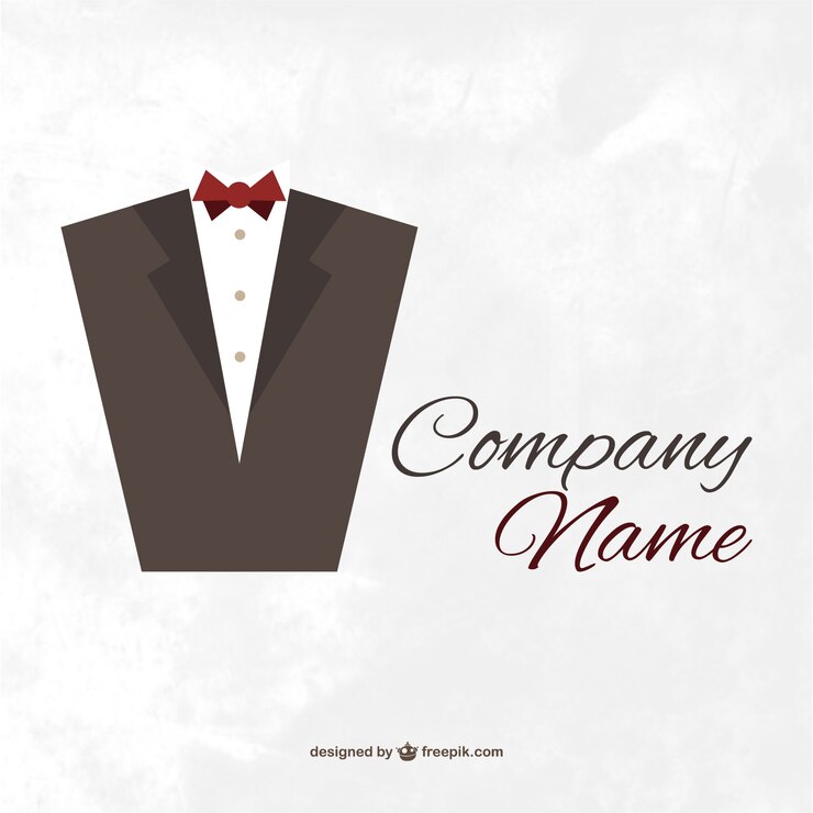 Vettore gratuito moda maschile logo vettoriale