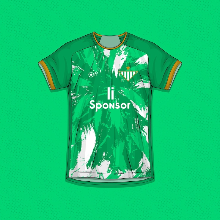 Vettore gratuito modelli di sublimazione di abbigliamento sportivo modelli di magliette di calcio professionistico