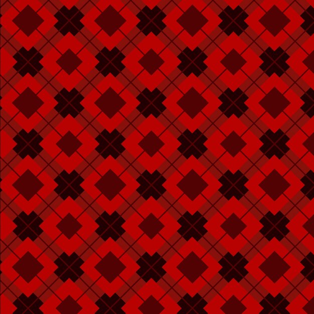 Modello argyle simile a un maglione dal design piatto