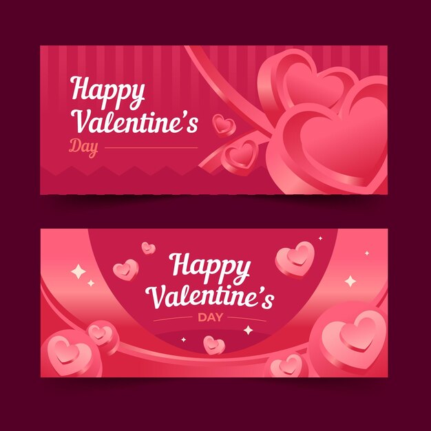 Modello di banner di San Valentino