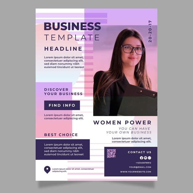 Modello di business con foto