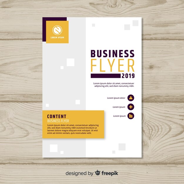 Modello di business Flyer