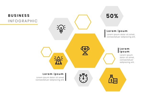 Modello di business infografica