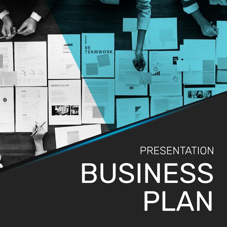 Vettore gratuito modello di business plan aziendale post sui social media company