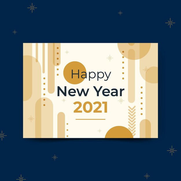 Modello di carta di Capodanno