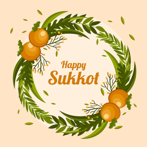 Modello di cornice Sukkot