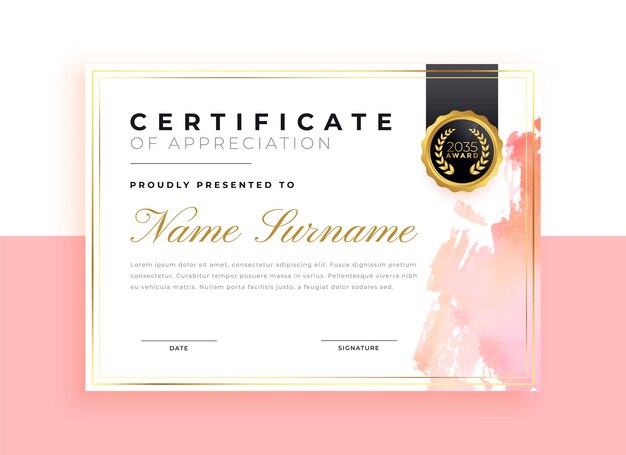 modello di documento professionale di successo con effetto grungy