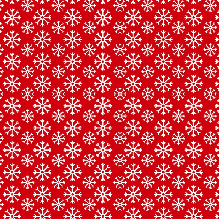 Vettore gratuito modello di fiocchi di neve di natale
