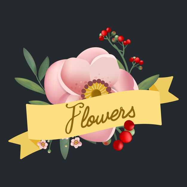 modello di fiore