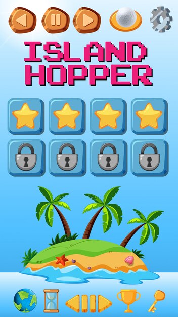 Modello di gioco Island Hopper