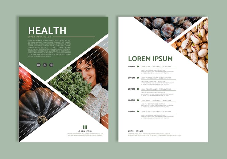 Vettore gratuito modello di layout della rivista