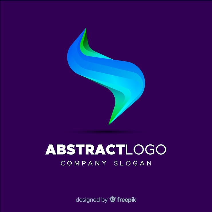 Vettore gratuito modello di logo astratto colorato