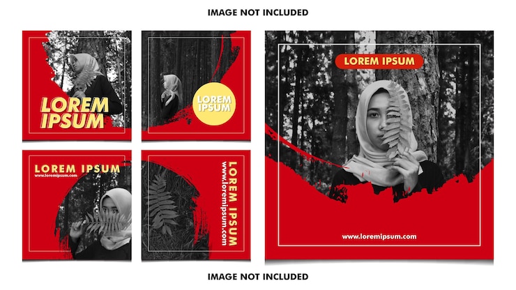 Vettore gratuito modello di post instagram vintage moderno