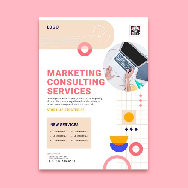 Modello di poster di attività di marketing