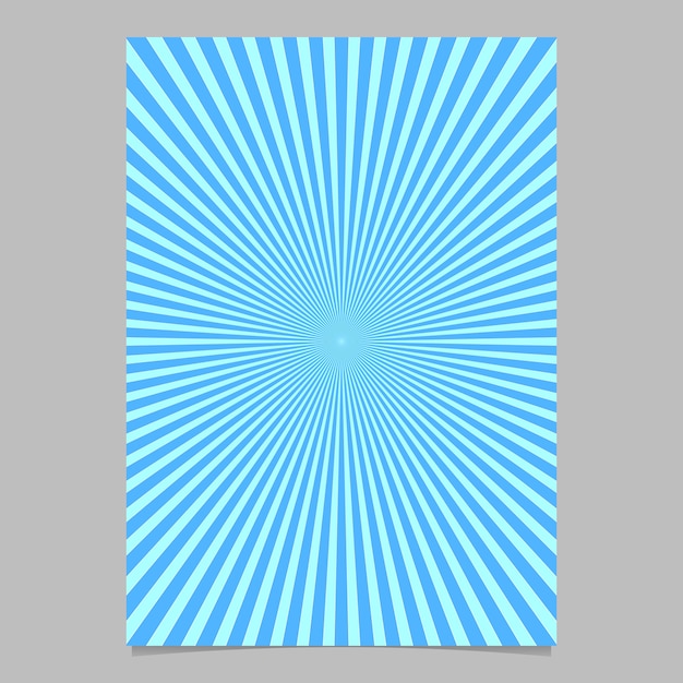 Modello di progettazione brochure astratto sunburst