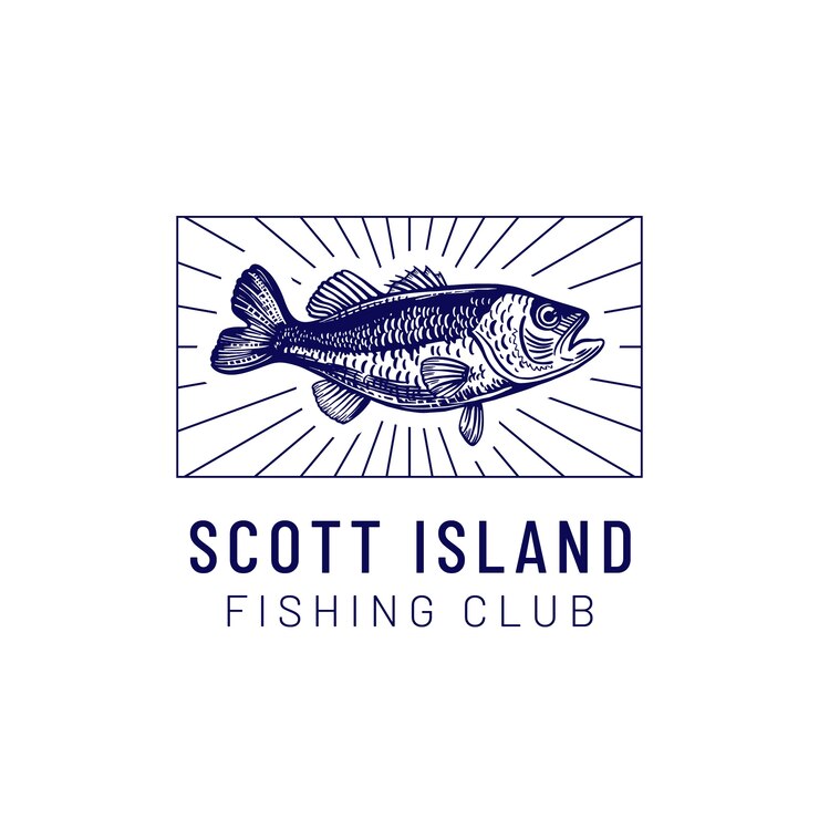 Vettore gratuito modello di progettazione del logo del pesce