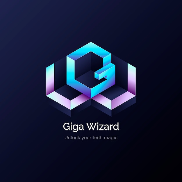Modello di progettazione del logo Gw