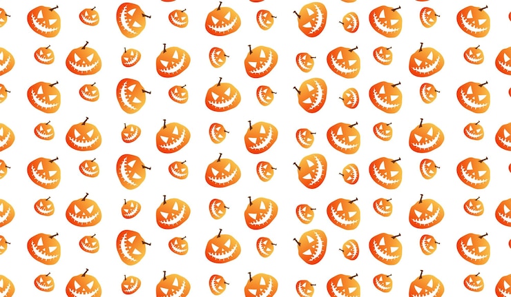 Vettore gratuito modello di progettazione del modello di sfondo di halloween