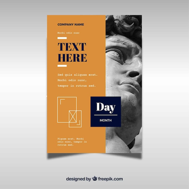 Modello di progettazione flyer creativo