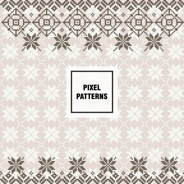 Vettore gratuito modello di progettazione pixel