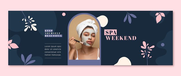 Modello di spa a progettazione piatta