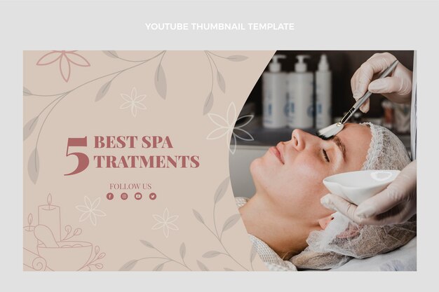 Modello di spa di contorno disegnato a mano