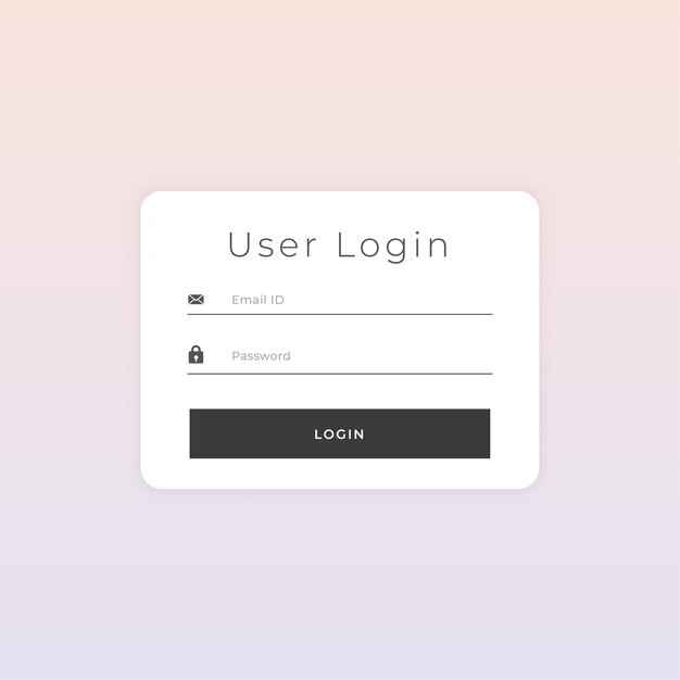 modello di tema della pagina di accesso agli utenti per l'accesso a Internet