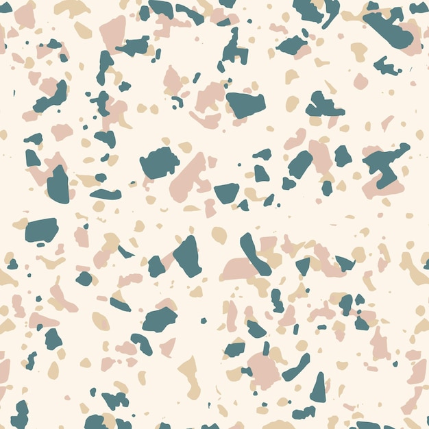 Modello di terrazzo colorato design piatto