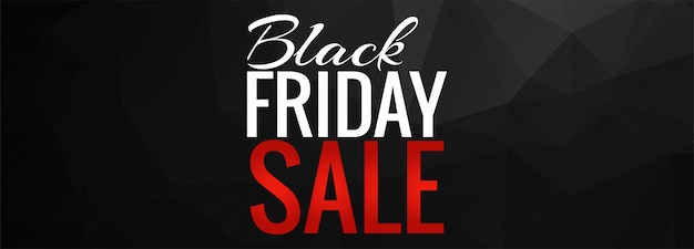 Modello di vendita del Black Friday per banner