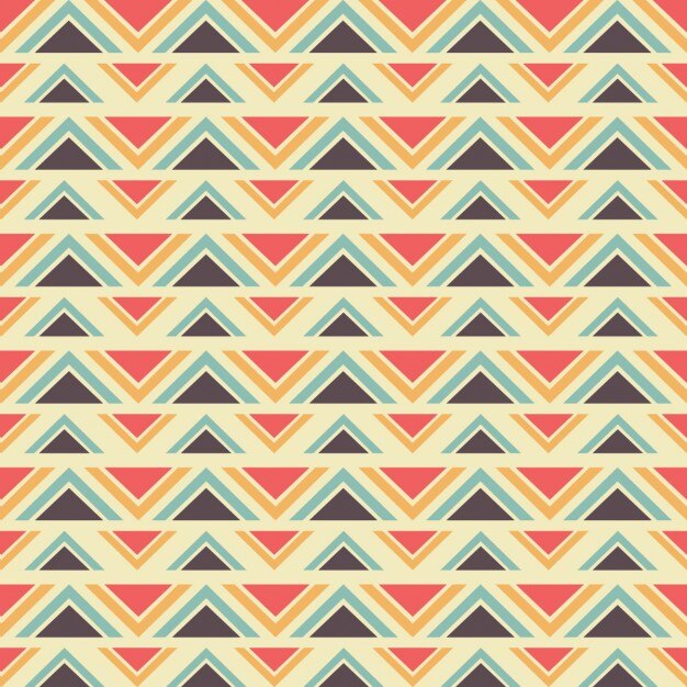 Modello etnico geometrico