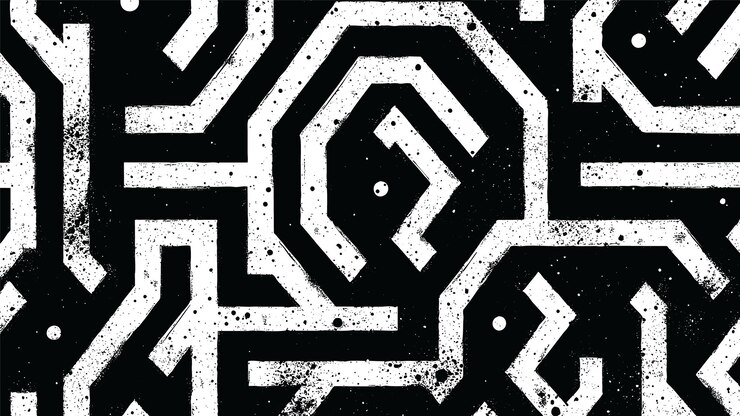 Vettore gratuito modello geometrico a zigzag