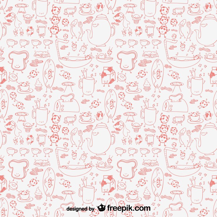Vettore gratuito modello grafica cucina