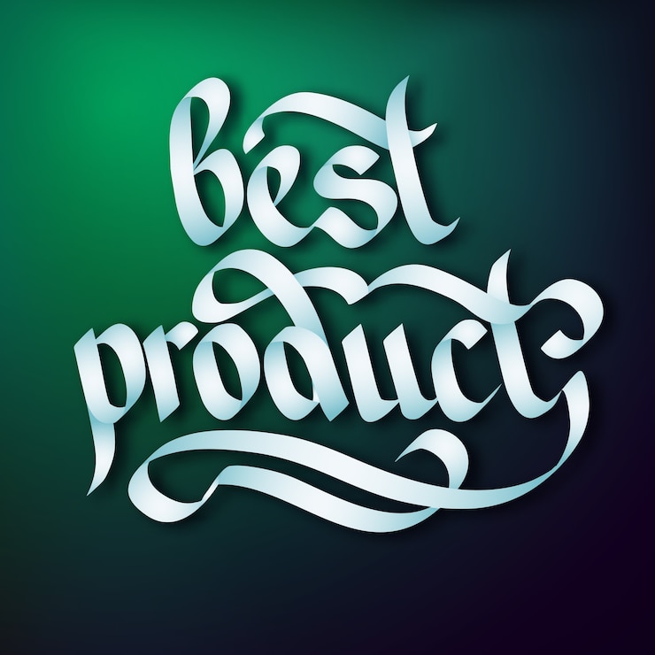 Vettore gratuito modello promozionale tipografico con elegante bellissimo calligrafico