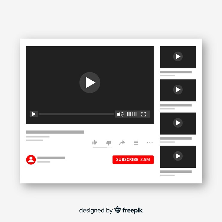 Vettore gratuito modello realistico lettore multimediale