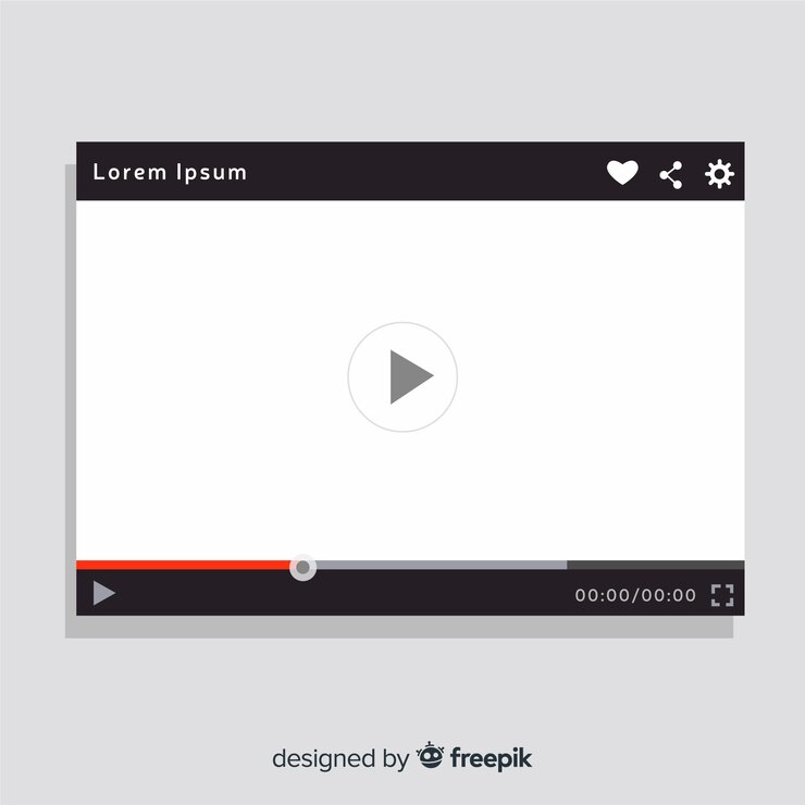 Vettore gratuito modello realistico lettore multimediale