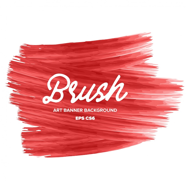 Vettore gratuito moderno arrossire art banner background