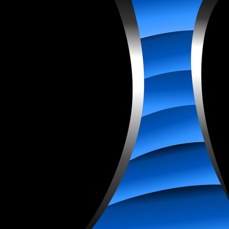 Vettore gratuito moderno astratto sfondo blu e nero