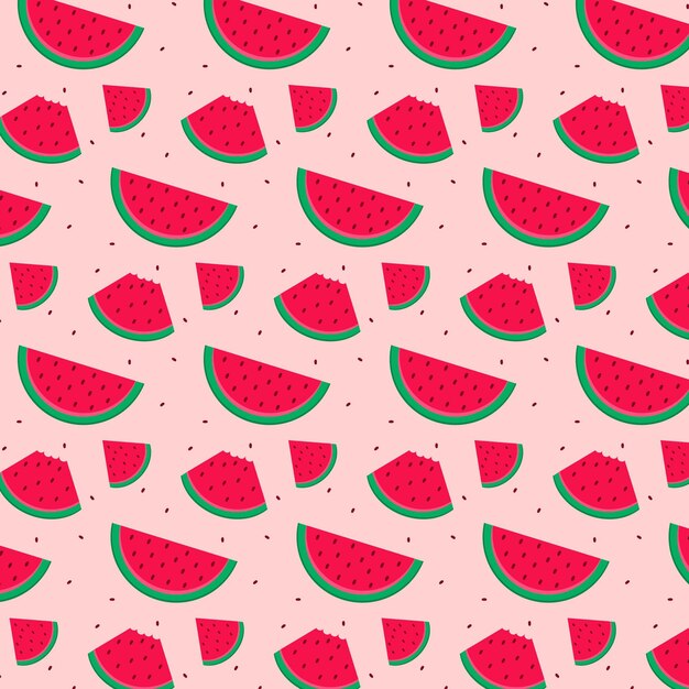 Motivo di frutta con anguria