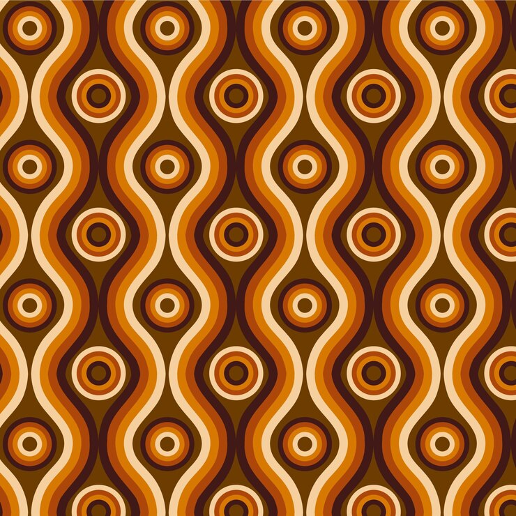 Vettore gratuito motivo geometrico groovy